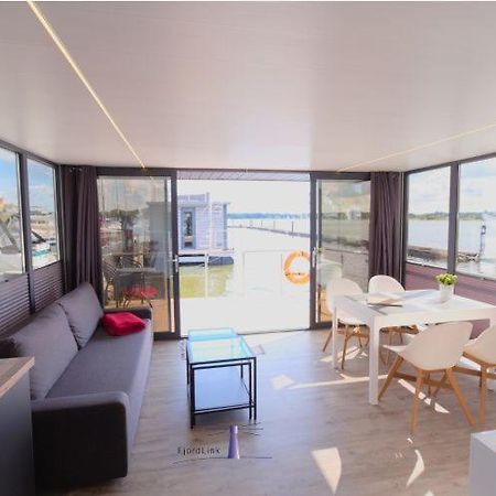 Hausboot Fjord Aries Mit Dachterrasse In Schleswig Exterior foto
